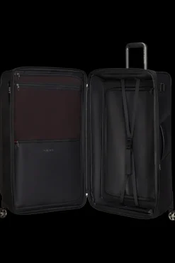 Samsonite Spinner (4 Wheel) | Softside Luggage-PRO-DLX 6 TRVL Spinner Expandable (4 wheels) 79cm - Black