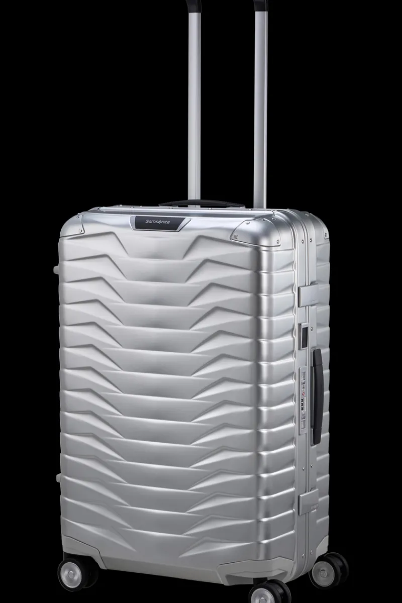 Samsonite Spinner (4 Wheel) | Hardside Luggage-PROXIS ALU Spinner (4 wheels) 55cm - Aluminium
