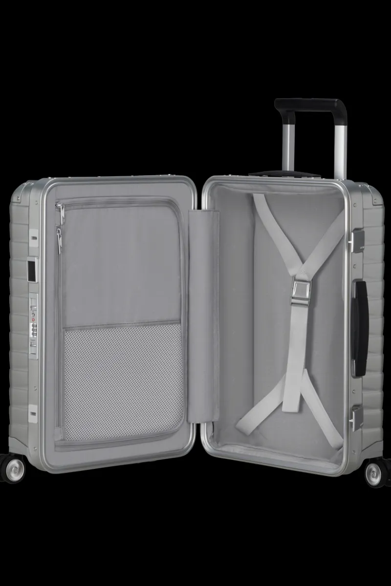 Samsonite Spinner (4 Wheel) | Hardside Luggage-PROXIS ALU Spinner (4 wheels) 55cm - Aluminium