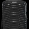 Samsonite Spinner (4 Wheel) | Hardside Luggage-PROXIS 55cm (20/23cm) Spinner Expandable (4 wheels) - Black