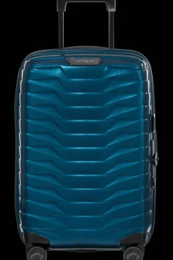 Samsonite Spinner (4 Wheel) | Lightweight Luggage-PROXIS 55cm (23/26cm) Spinner Expandable (4 wheels) - Petrol Blue