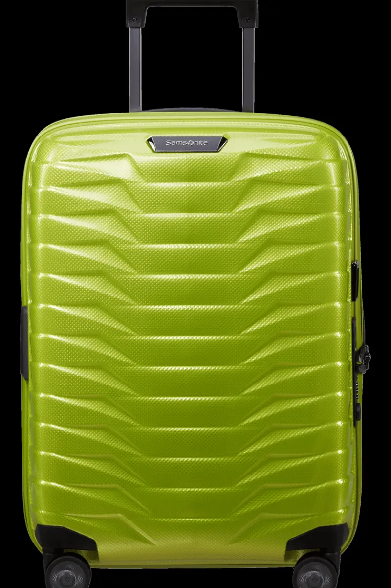 London Luggage Spinner (4 Wheel) | Hardside Luggage-PROXIS 55cm (20/23cm) Spinner Expandable (4 wheels) - Lime