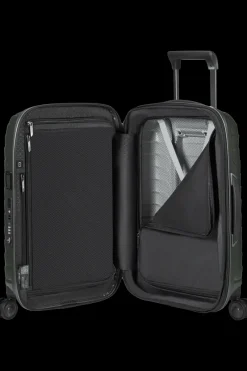 Samsonite Spinner (4 Wheel) | Lightweight Luggage-PROXIS 55cm (23/26cm) Spinner Expandable (4 Wheels) - Matt Climbing Ivy
