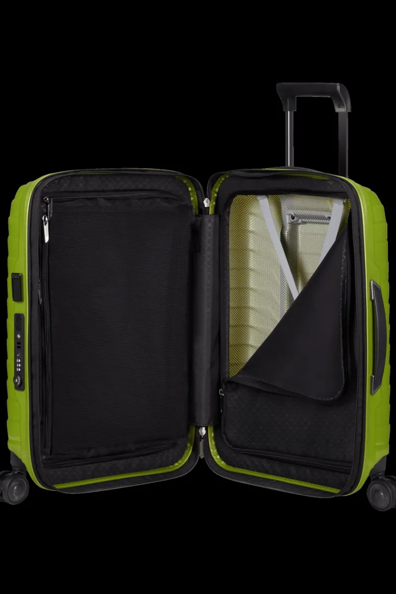 London Luggage Spinner (4 Wheel) | Hardside Luggage-PROXIS 55cm (20/23cm) Spinner Expandable (4 wheels) - Lime