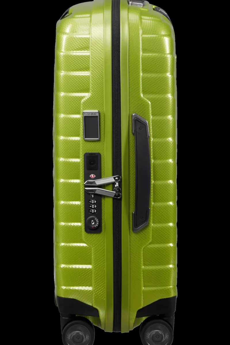 London Luggage Spinner (4 Wheel) | Hardside Luggage-PROXIS 55cm (20/23cm) Spinner Expandable (4 wheels) - Lime