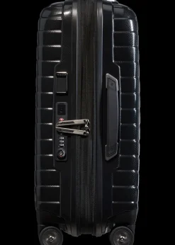 Samsonite Spinner (4 Wheel) | Hardside Luggage-PROXIS 55cm (20/23cm) Spinner Expandable (4 wheels) - Black