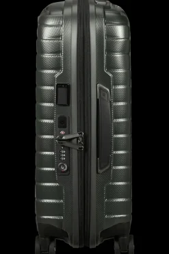 Samsonite Spinner (4 Wheel) | Lightweight Luggage-PROXIS 55cm (23/26cm) Spinner Expandable (4 Wheels) - Matt Climbing Ivy