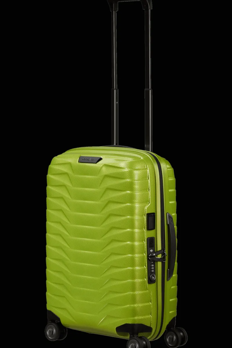 London Luggage Spinner (4 Wheel) | Hardside Luggage-PROXIS 55cm (20/23cm) Spinner Expandable (4 wheels) - Lime