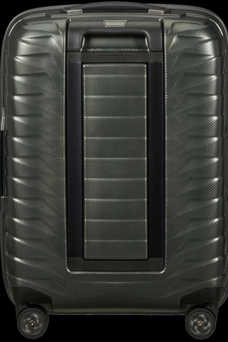 Samsonite Spinner (4 Wheel) | Lightweight Luggage-PROXIS 55cm (20/23cm) Spinner Expandable (4 Wheels) - Matt Climbing Ivy