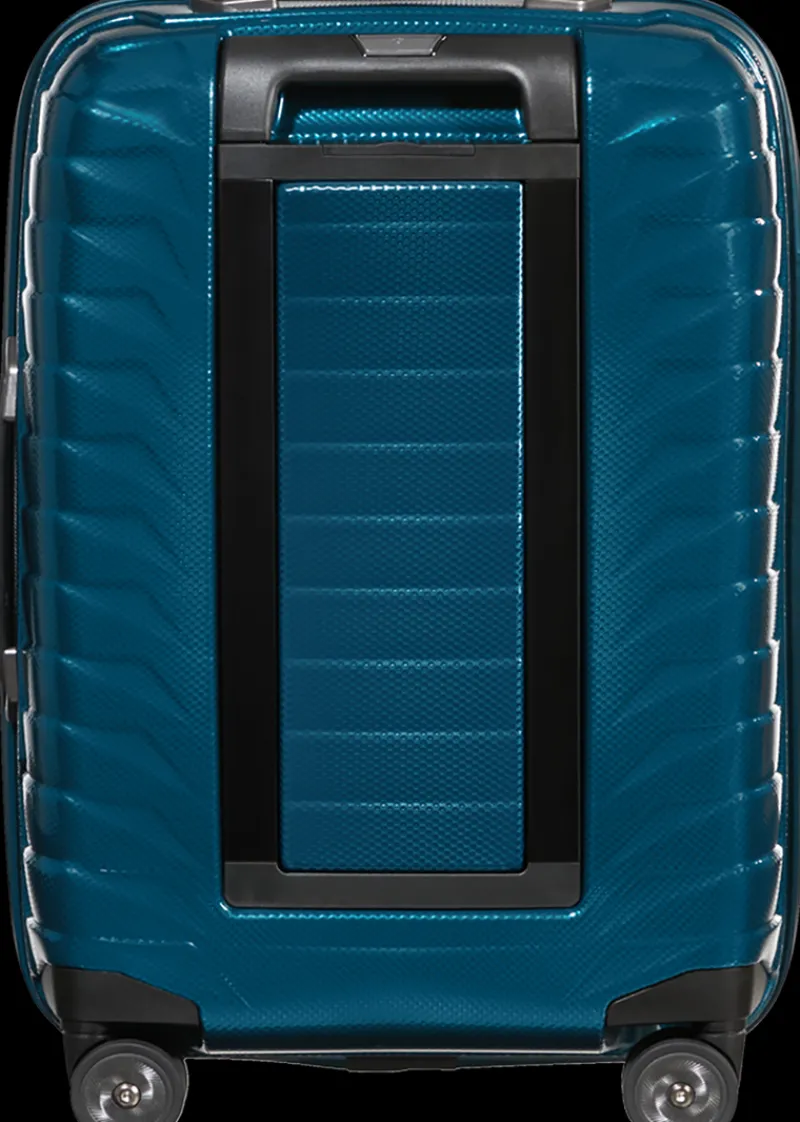 Samsonite Spinner (4 Wheel) | Lightweight Luggage-PROXIS 55cm (23/26cm) Spinner Expandable (4 wheels) - Petrol Blue