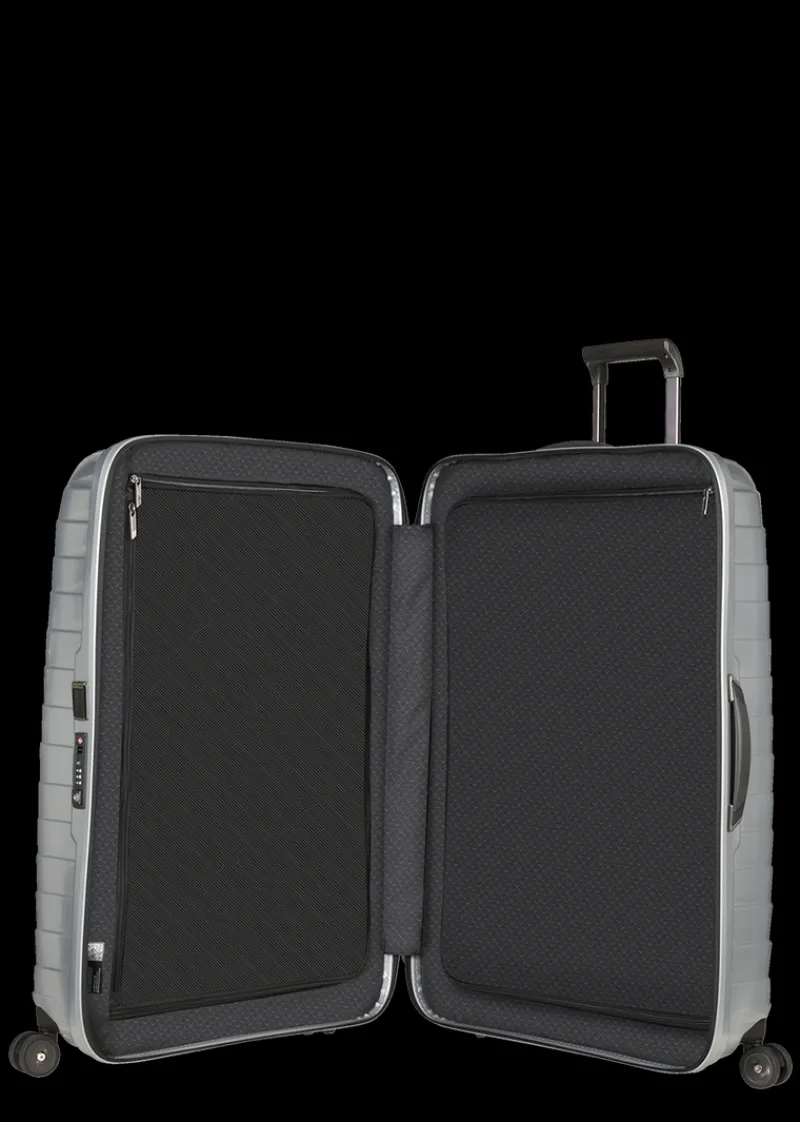 Samsonite Spinner (4 Wheel) | Lightweight Luggage-PROXIS Spinner (4 wheels) 81cm - Silver