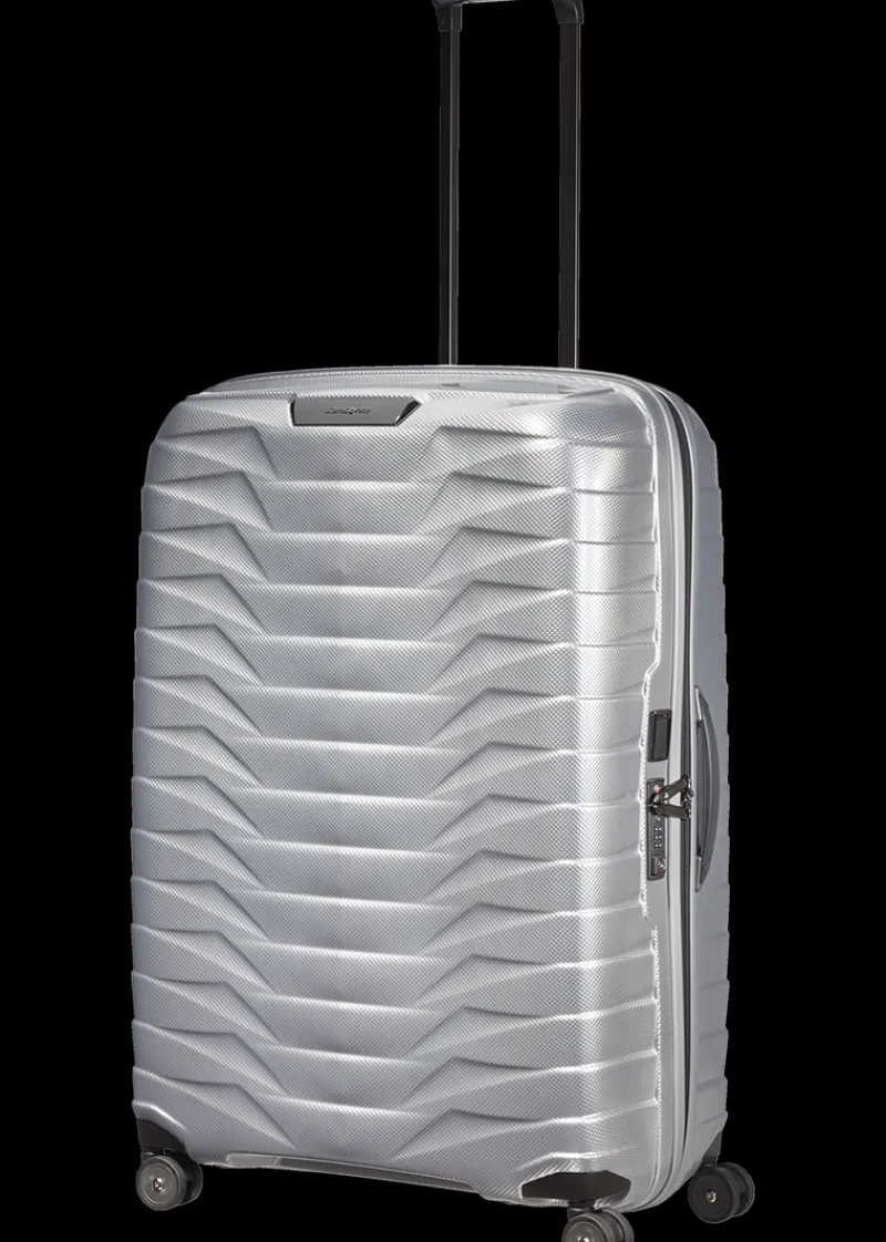 Samsonite Spinner (4 Wheel) | Lightweight Luggage-PROXIS Spinner (4 wheels) 81cm - Silver