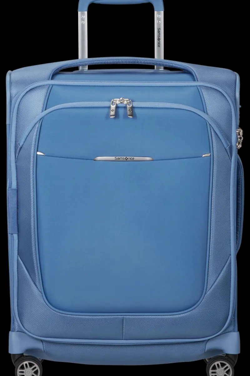 Samsonite Spinner (4 Wheel) | Lightweight Luggage-Re-Lite 55cm Spinner Expandable (4 wheels) - Capri Blue