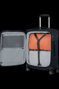 Samsonite Spinner (4 Wheel) | Lightweight Luggage-Re-Lite 55cm Spinner Expandable (4 wheels) - Midnight Blue