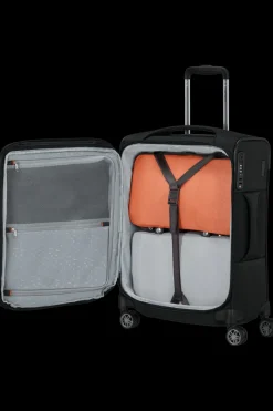Samsonite Spinner (4 Wheel) | Lightweight Luggage-Re-Lite 55cm Spinner Expandable (4 wheels) - Black