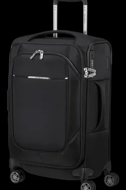 Samsonite Spinner (4 Wheel) | Lightweight Luggage-Re-Lite 55cm Spinner Expandable (4 wheels) - Black