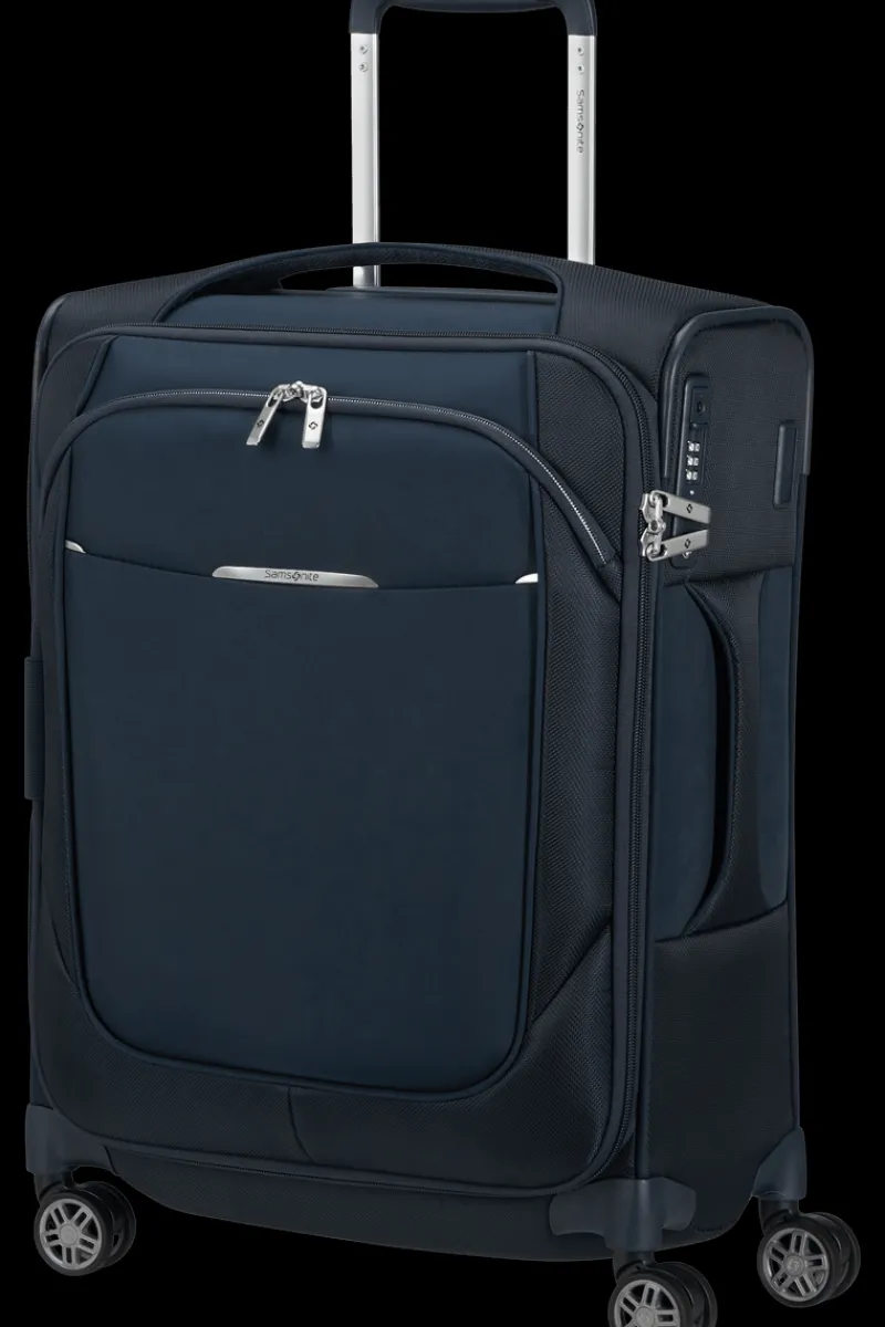 Samsonite Spinner (4 Wheel) | Lightweight Luggage-Re-Lite 55cm Spinner Expandable (4 wheels) - Midnight Blue