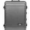 Eastpak Spinner (4 Wheel)-Resist'r Case Medium - Brushed Metal (Grey)