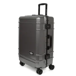 Eastpak Spinner (4 Wheel)-Resist'r Case Medium - Brushed Metal (Grey)