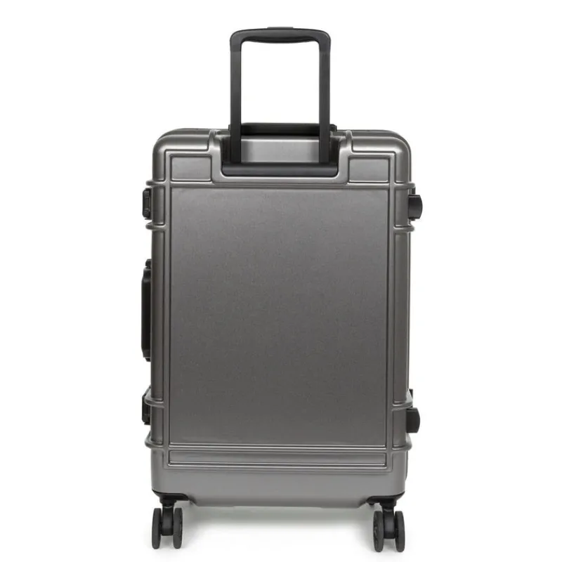 Eastpak Spinner (4 Wheel)-Resist'r Case Medium - Brushed Metal (Grey)