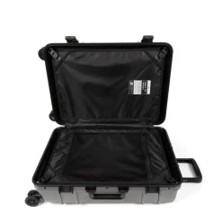 Eastpak Spinner (4 Wheel)-Resist'r Case Medium - Brushed Metal (Grey)