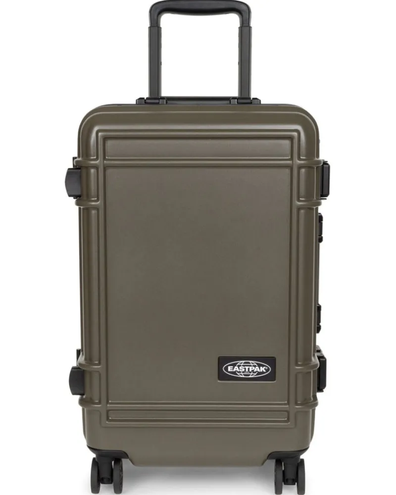 Eastpak Spinner (4 Wheel) | Cabin Luggage-Resist'r Case Small - Army Olive (green)