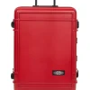 Eastpak Spinner (4 Wheel) | Cabin Luggage-Resist'r Case Small - Red