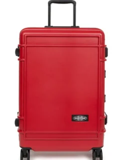 Eastpak Spinner (4 Wheel) | Cabin Luggage-Resist'r Case Small - Red