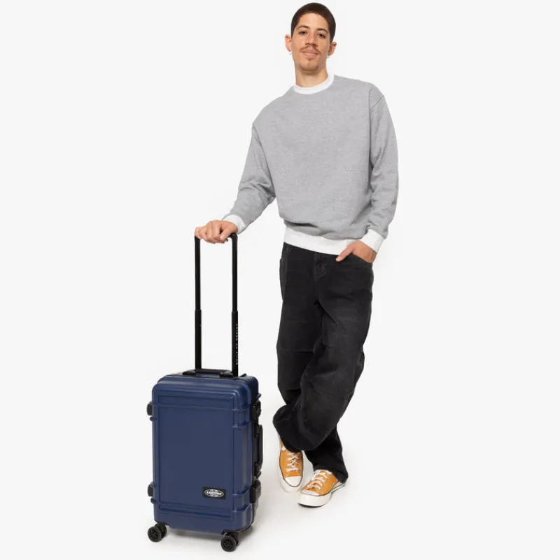 Eastpak Spinner (4 Wheel) | Cabin Luggage-Resist'r Case Small - Ultra Marine (blue)