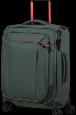 Samsonite Spinner (4 Wheel) | Softside Luggage-RESPARK 55cm Spinner (4 wheels) - Black Sport