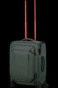 Samsonite Spinner (4 Wheel) | Softside Luggage-RESPARK 55cm Spinner (4 wheels) - Black Sport