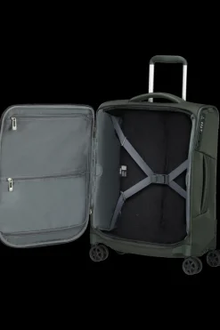 Samsonite Spinner (4 Wheel) | Softside Luggage-RESPARK 55cm Spinner (4 wheels) - Forest Green
