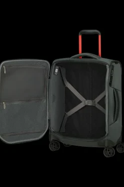 Samsonite Spinner (4 Wheel) | Softside Luggage-RESPARK 55cm Spinner (4 wheels) - Black Sport