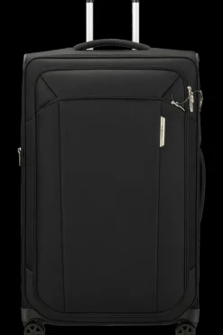 Samsonite Spinner (4 Wheel) | Eco Friendly Luggage-RESPARK 79cm Spinner Expandable (4 wheels) - Ozone Black