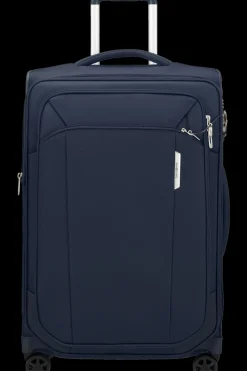 Samsonite Spinner (4 Wheel) | Softside Luggage-RESPARK 67cm Spinner Expandable (4 wheels) - Midnight Blue