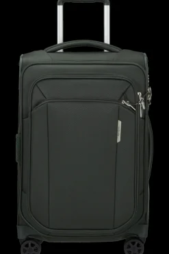 Samsonite Spinner (4 Wheel) | Eco Friendly Luggage-RESPARK 55cm Spinner Expandable (4 wheels) - Forest Green