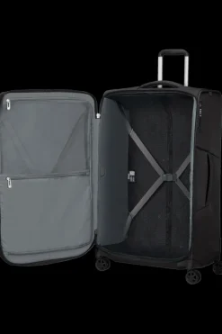Samsonite Spinner (4 Wheel) | Eco Friendly Luggage-RESPARK 79cm Spinner Expandable (4 wheels) - Ozone Black