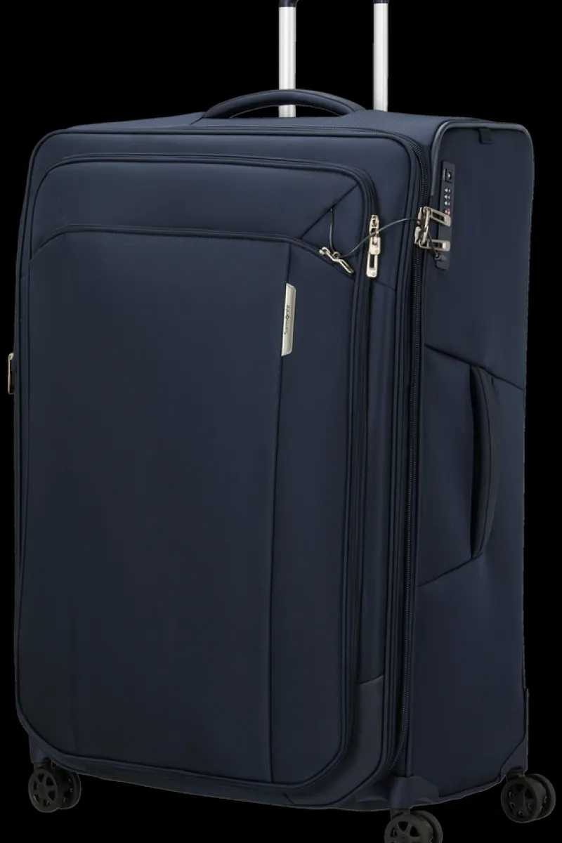 Samsonite Spinner (4 Wheel) | Eco Friendly Luggage-RESPARK 82cm Spinner Expandable (4 wheels) - Midnight Blue