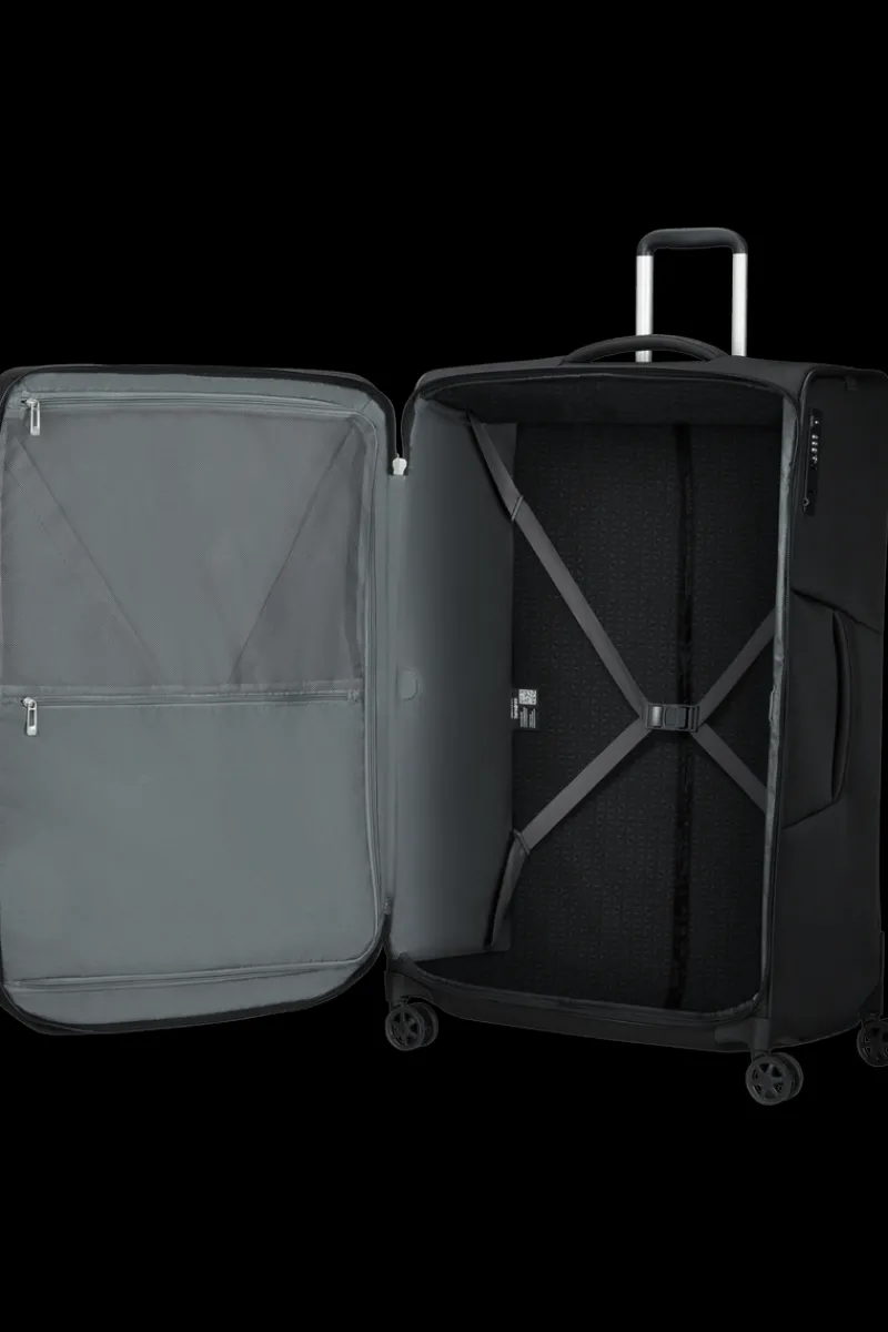 Samsonite Spinner (4 Wheel) | Eco Friendly Luggage-RESPARK 82cm Spinner Expandable (4 wheels) - Ozone Black