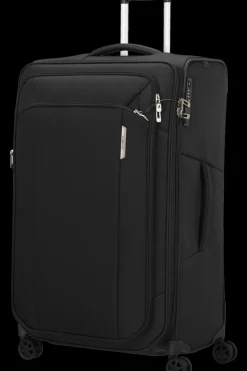 Samsonite Spinner (4 Wheel) | Eco Friendly Luggage-RESPARK 79cm Spinner Expandable (4 wheels) - Ozone Black