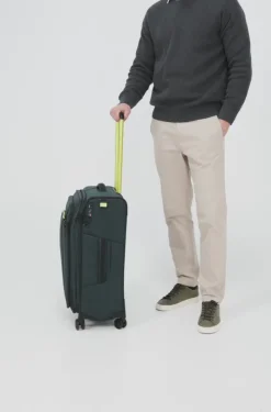 Samsonite Spinner (4 Wheel) | Softside Luggage-RESPARK 67cm Spinner Expandable (4 wheels) - Dark Teal