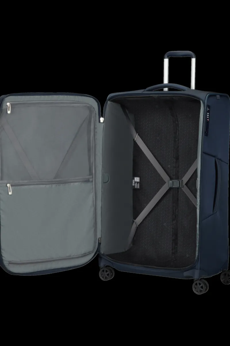 London Luggage Spinner (4 Wheel) | Eco Friendly Luggage-RESPARK 79cm Spinner Expandable (4 wheels) - Midnight Blue
