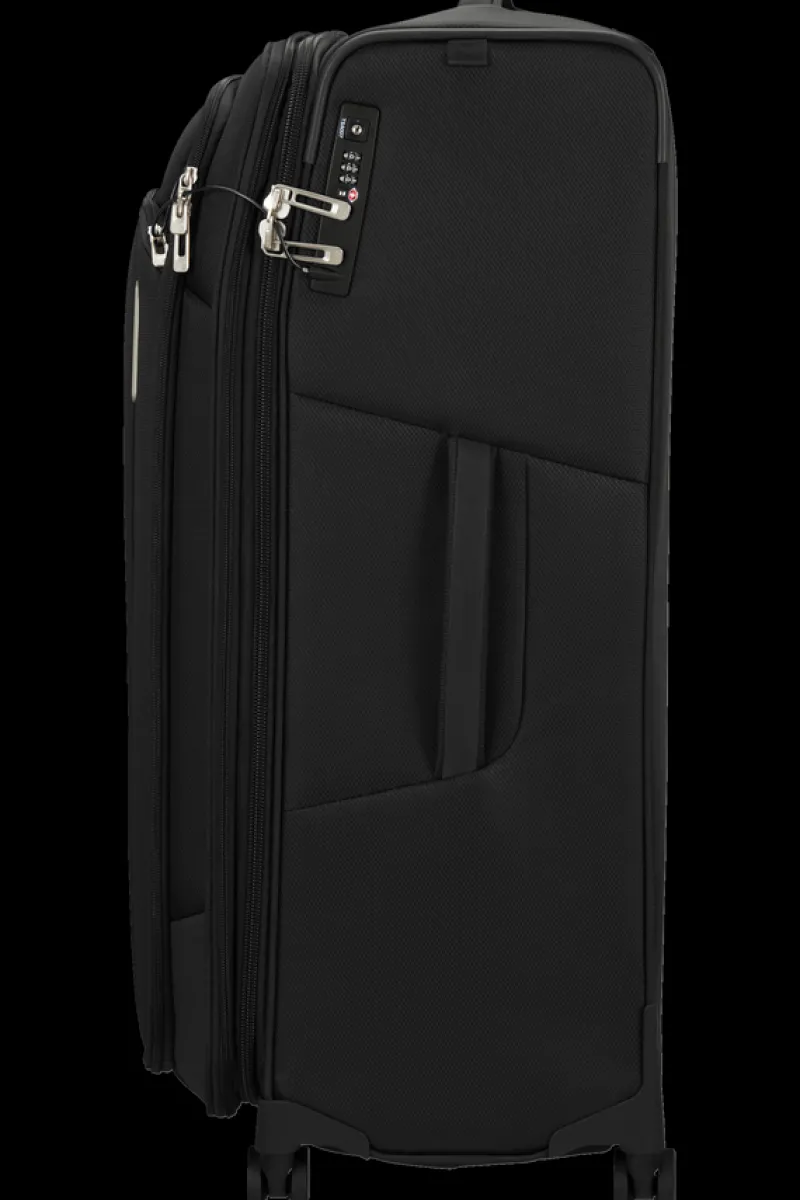 Samsonite Spinner (4 Wheel) | Eco Friendly Luggage-RESPARK 79cm Spinner Expandable (4 wheels) - Ozone Black