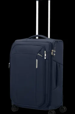 Samsonite Spinner (4 Wheel) | Softside Luggage-RESPARK 67cm Spinner Expandable (4 wheels) - Midnight Blue