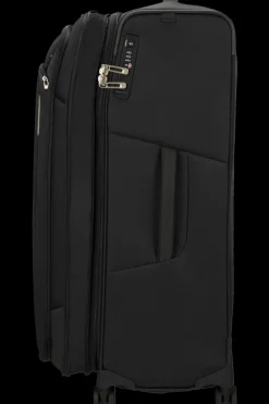 Samsonite Spinner (4 Wheel) | Eco Friendly Luggage-RESPARK 79cm Spinner Expandable (4 wheels) - Ozone Black