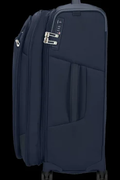 Samsonite Spinner (4 Wheel) | Softside Luggage-RESPARK 67cm Spinner Expandable (4 wheels) - Midnight Blue