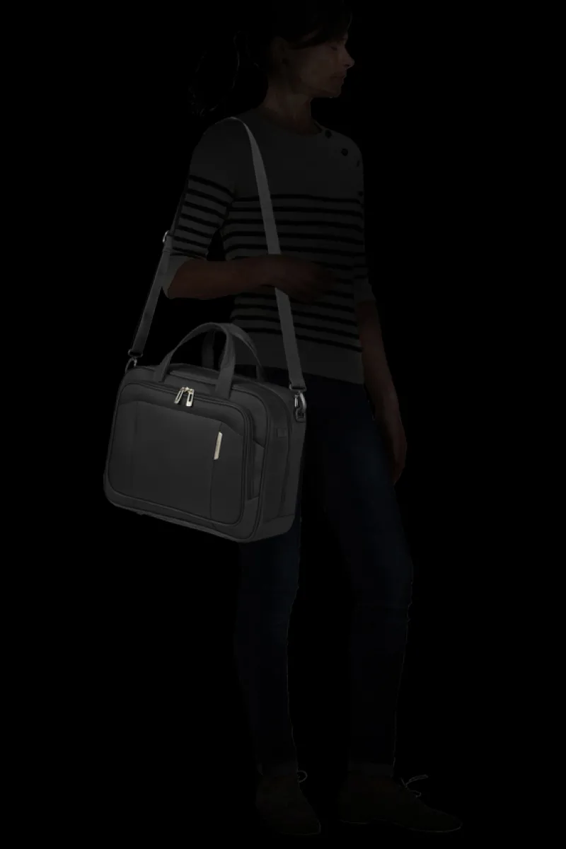 Samsonite Shoulder Bags | Spinner (4 Wheel)-RESPARK Laptop Shoulder Bag - Ozone Black