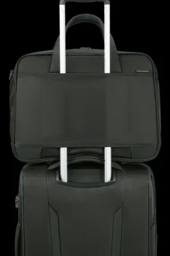 Samsonite Shoulder Bags | Softside Luggage-RESPARK Laptop Shoulder Bag - Forest Green