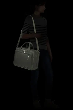 Samsonite Shoulder Bags | Softside Luggage-RESPARK Laptop Shoulder Bag - Forest Green