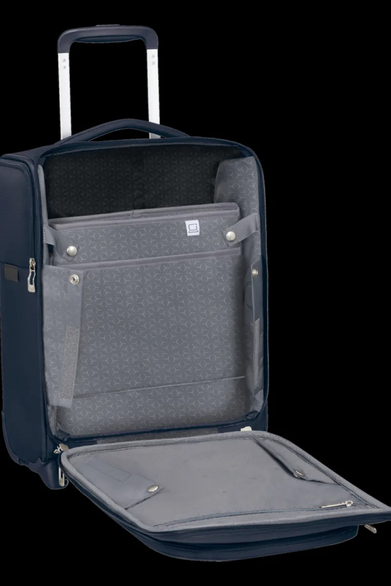 Samsonite Spinner (4 Wheel) | Eco Friendly Luggage-RESPARK Upright Underseater 45cm - Midnight Blue